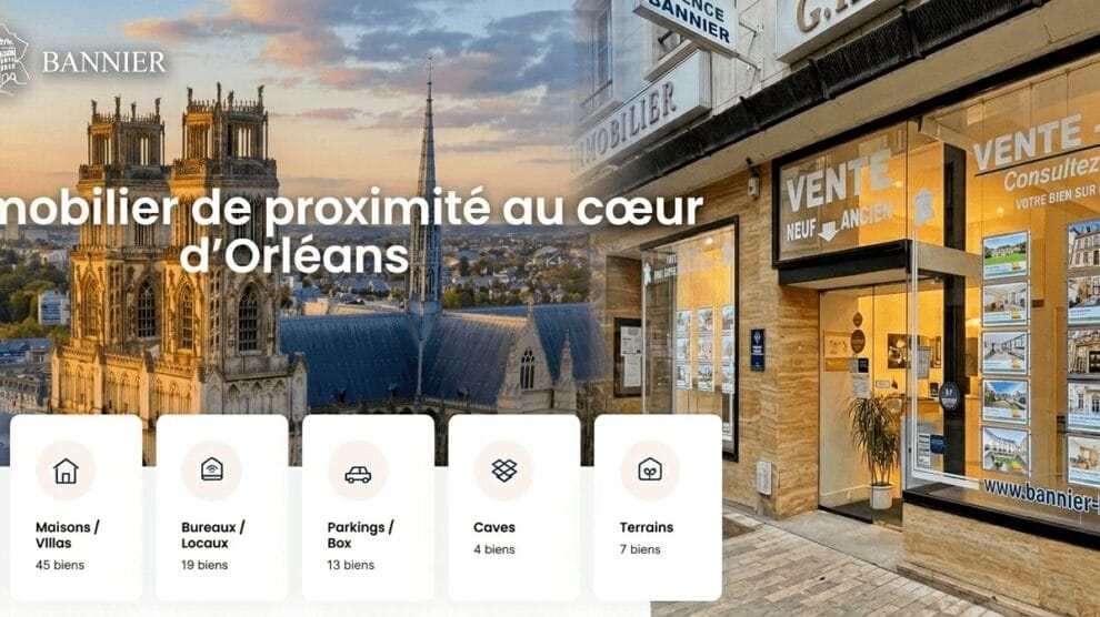 Où trouver un studio à vendre à Orléans ? 1 agence bannier panorama 2